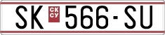 License plate of North Macedonia, Regular plates (1993)