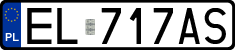 License plates of Poland, Regular car plates