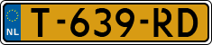 License plate of the Netherlands, Cars