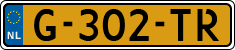 License plate of the Netherlands, Cars