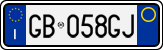 License plate of Italy, Cars (1994 year series)