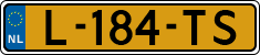 License plate of the Netherlands, Cars