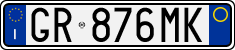 License plate of Italy, Cars (1994 year series)