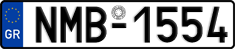 License plate of Greece, Cars