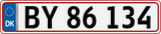 License plate of Denmark, Regular plates