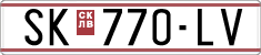 License plate of North Macedonia, Regular plates (1993)
