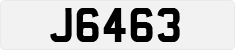 License plate of Jersey, Regular plates (J123456)