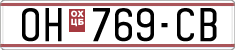License plate of North Macedonia, Regular plates (1993)