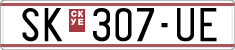 License plate of North Macedonia, Regular plates (1993)