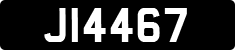 License plate of Jersey, Regular plates (J123456)