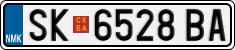 License plate of North Macedonia, Regular plates (2012)