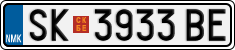 License plate of North Macedonia, Regular plates (2012)
