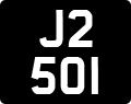 License plate of Jersey, Regular plates (J123456)