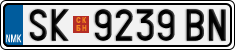 License plate of North Macedonia, Regular plates (2012)