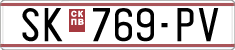 License plate of North Macedonia, Regular plates (1993)