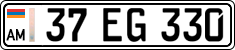 License plate of Armenia, Private owners