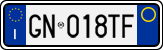 License plate of Italy, Cars (1994 year series)