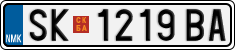 License plate of North Macedonia, Regular plates (2012)