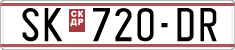 License plate of North Macedonia, Regular plates (1993)