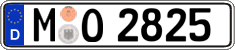 German license plate, Regular plates
