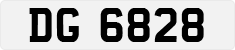 License plate of Hong Kong, AB 1234