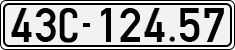 License plate of Vietnam, Cars