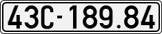 License plate of Vietnam, Cars