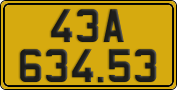 License plate of Vietnam, Commercial vehicles