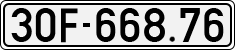 License plate of Vietnam, Cars