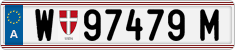 License plate of Austria, Regular plates
