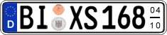 German license plate, Seasonal plates