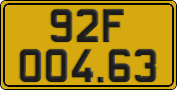 License plate of Vietnam, Commercial vehicles