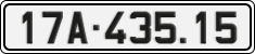License plate of Vietnam, Cars