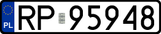 License plates of Poland, Regular car plates