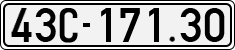 License plate of Vietnam, Cars