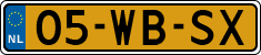 License plate of the Netherlands, Trailers