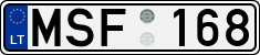 License plate of Lithuania, Cars