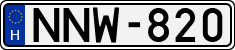license plates of Hungary, Cars (1990)