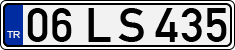 License plate of Turkey, Regular plates