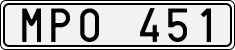 License plate of Sweden, Regular plates