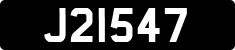 License plate of Jersey, Regular plates (J123456)