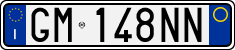 License plate of Italy, Cars (1994 year series)