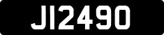 License plate of Jersey, Regular plates (J123456)