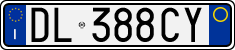 License plate of Italy, Cars (1994 year series)