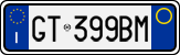 License plate of Italy, Cars (1994 year series)