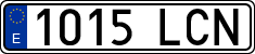License plates of Spain, Ordinary (2000)