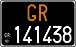 License plate of Italy, Cars (1927 year series)
