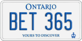 Ontario, Vanity Plates