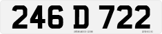 License plate of the United Kingdom, Diplomatic