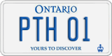 Ontario, Vanity Plates